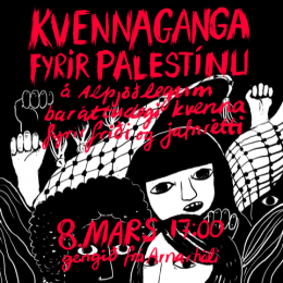 Kvennaganga fyrir Palestnu