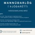 Mannarlg - hdegismling